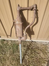 Vintage stamped Quaker State oil lubster pump gas station collectible mechanics