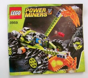Empty BOX & MANUAL ONLY for  Lego Power Miners 8959 Claw Digger - NO BRICKS