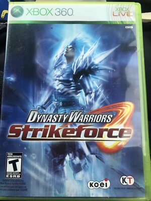 Dynasty Warriors: Strikeforce (Microsoft Xbox 360, 2010) With Manual