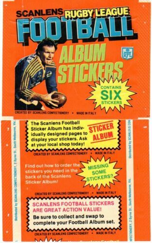 1984 RUGBY LEAGUE STICKER #126 CRAIG YOUNG, ST GEORGE DRAGONS