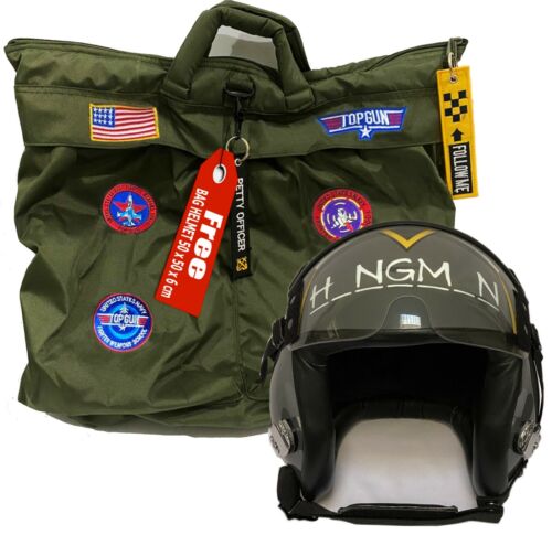 Segnale di chiamata pilota caccia TOP GUN ""HANG MAN"" casco oggetto di scena HGU-55 (2022) - Foto 2 di 11