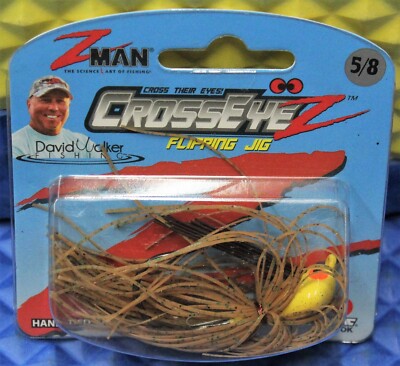 Z Man Jig Crosseyez Cross Eye Z-Man Flipping White Lightning 5/8oz