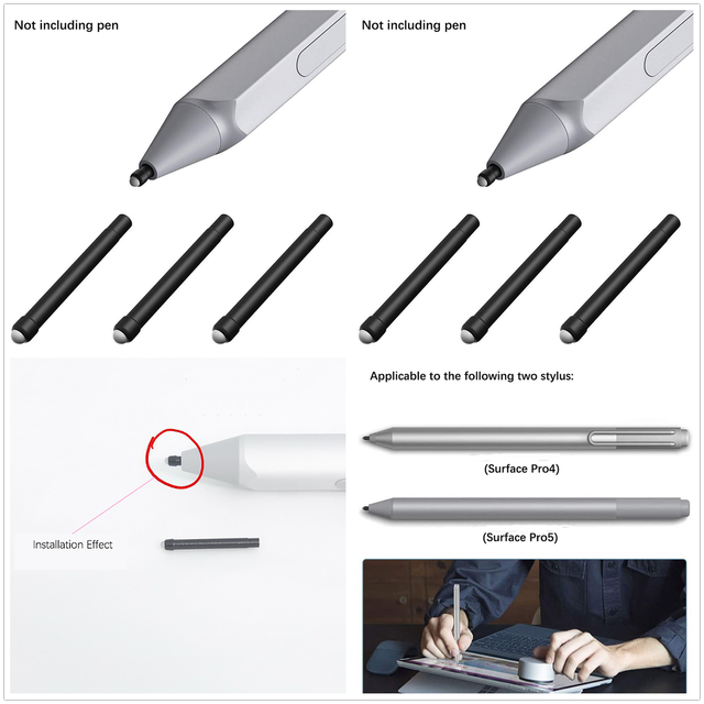 3pcs Set Replacement Tips Refill For Microsoft Surface Pro 3 Touch Stylus Pen Be For Sale Online Ebay