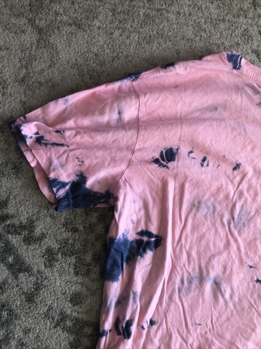 T-shirt grafica DIKOTOMY uomo tie dye scheletro palma skater NUOVA - grande nuova con etichette - Foto 14 di 18
