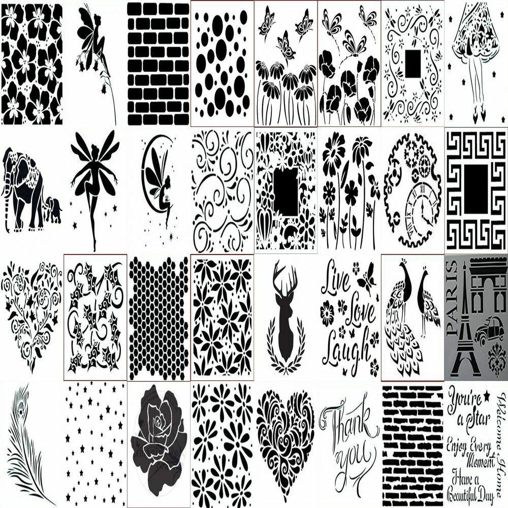 Imagination Crafts Media Stencils Templates 15x15cm Buy4get 5th FREE Fairy Paris | eBay imagination-crafts-media-stencils-templates-15x15cm-buy4get-5th-free-fairy-paris-ebay