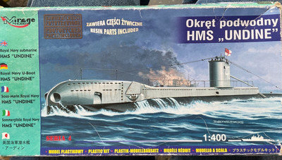 1/400 Mirage HMS Undine Royal Navy Submarine
