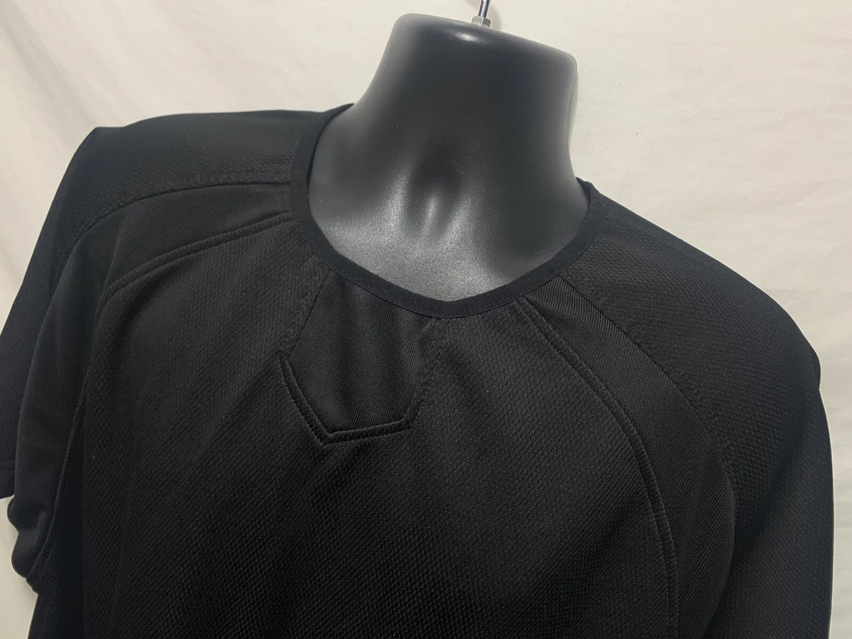 Rawlings Baseball Pullover shirt Men's L Large black Short sleeve polyester  | eBay