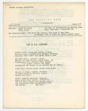 John WIENERS, John King / The Floating Bear #18 1st Edition 1962