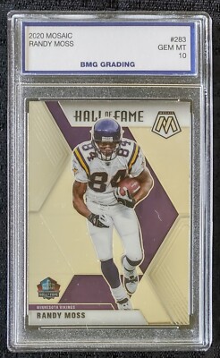 2020 Randy Moss Minnesota Viking Panini Chrome Mosaic Cased NFL Card #283