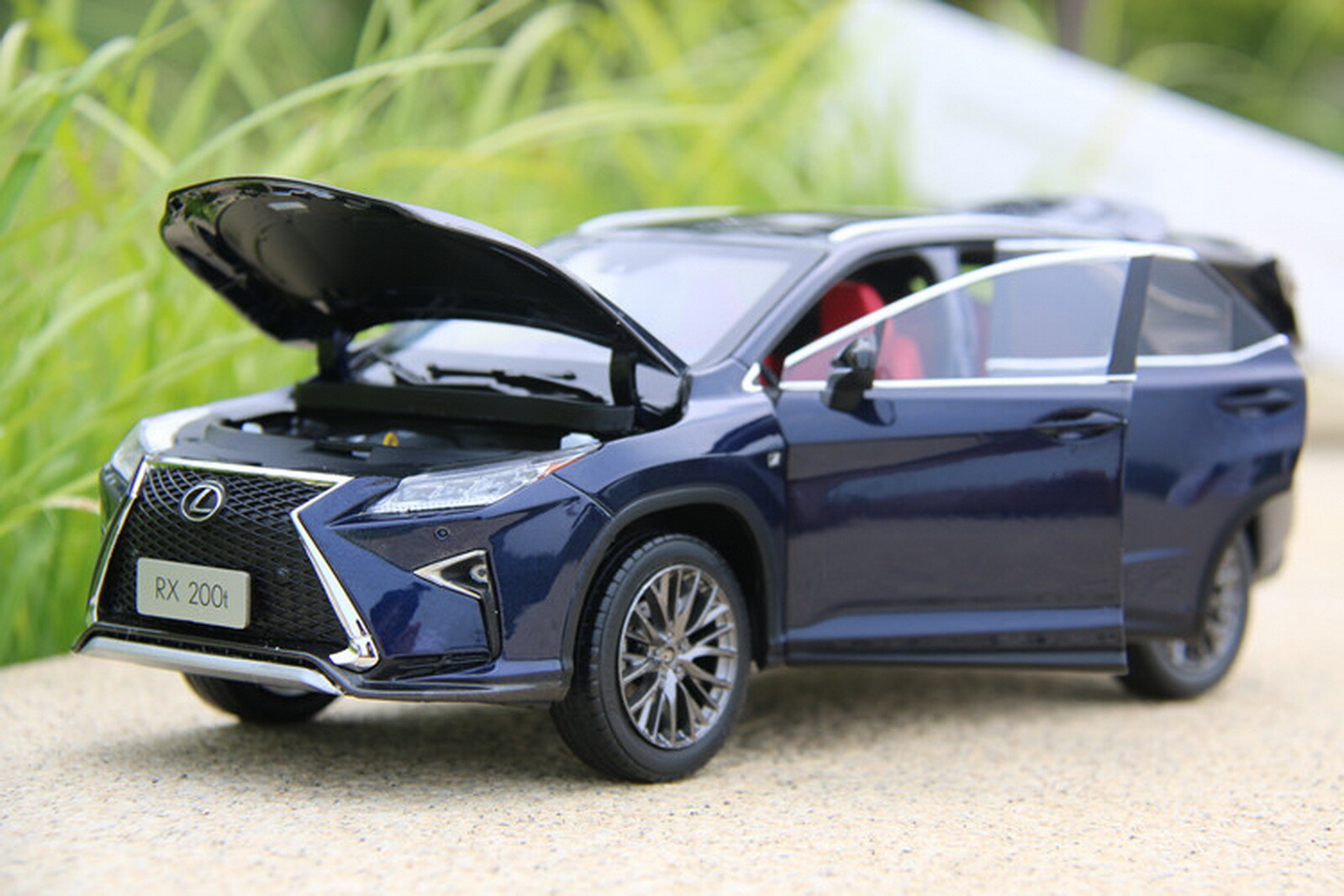 Original 1/18 LEXUS RX200T RX Blue Diecast Car ModelToy Collection