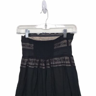 chinese dress ladies Off White Lace Strapless Handkerchief Hem Mini Dress main image 1