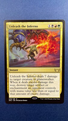 MTG Streets of New Capenna Unleash the Inferno 229/281