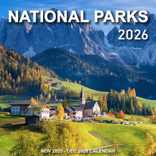 Calendar 2026 - Wall Calendar from January 2026 to December 2026, 3 Languages En