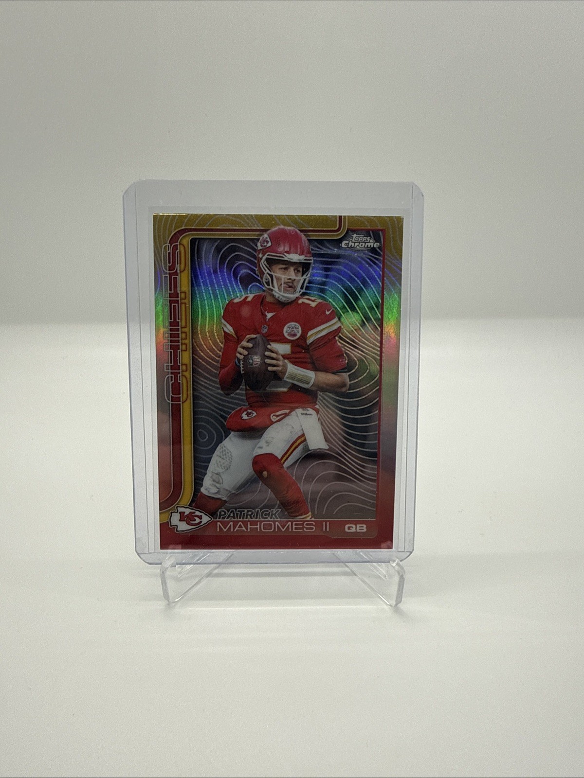 Patrick Mahomes II 2025 Topps Chrome Football  Etch Parallel Chiefs #148