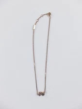 (NO CUSTOMS TAX) BOTTEGA VENETA Lava gold plated Sterling silver necklace