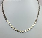 J. Crew Gold Tone Disc Linked Necklace 8g — photo 1