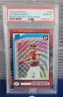 2024 Donruss Jayden Daniels Optic Rated Rookie Preview Red Wave #389 PSA 10