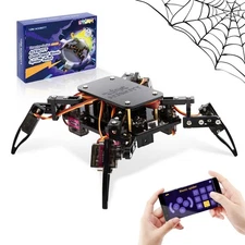 STEM Toys Programmable Bionic Spider Robot Kit, Science Kit for Kids Age 8-12...
