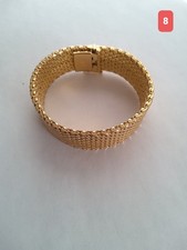 Vintage Grosse Germany 1966 Armband Mesh Gold...