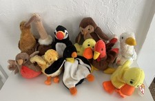 Lot of 11 Vintage Ty Beanie Babies - All Birds