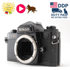 Meter works Near MINT Nikon FE2 Black 35mm SLR Film Camera Body From JAPAN
