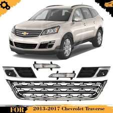 Front Lower Grille Fog Light Assembly For 2013-2017 Chevrolet Traverse