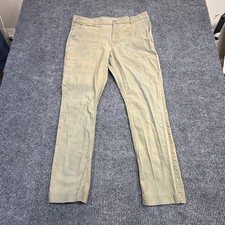 Columbia Active Fit Utility Pants Mens 36x32 Khaki Tan Cotton Stretch AO4956