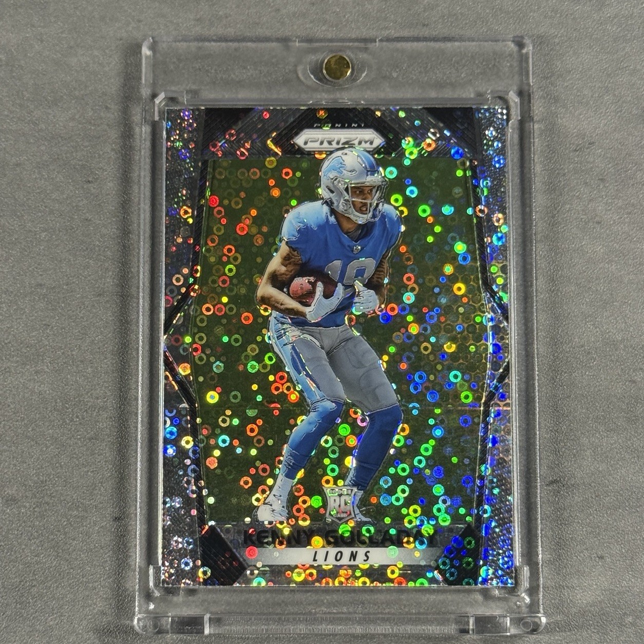 2017 Panini Prizm Kenny Golladay Rookie Silver Disco Prizm #283 No Huddle RC