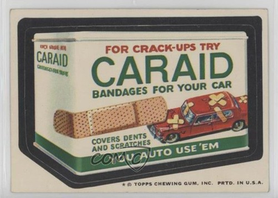#ad #ad 1974 Topps Wacky Packages Series 10 Caraid Bandages 16ez $8.88