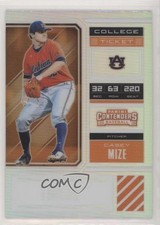 2018 Panini Elite Extra Edition College Ticket Holo Prizm Casey Mize #CM1 4h5