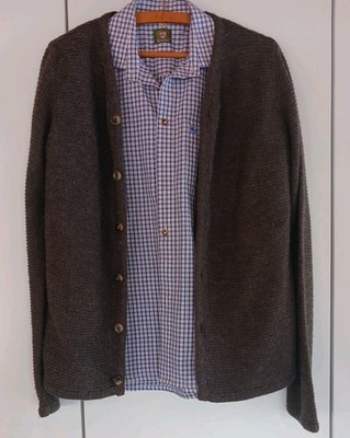 Trachten Set Jungen Gr. 158 164 170 176 Hemd und Strickjacke gebraucht 