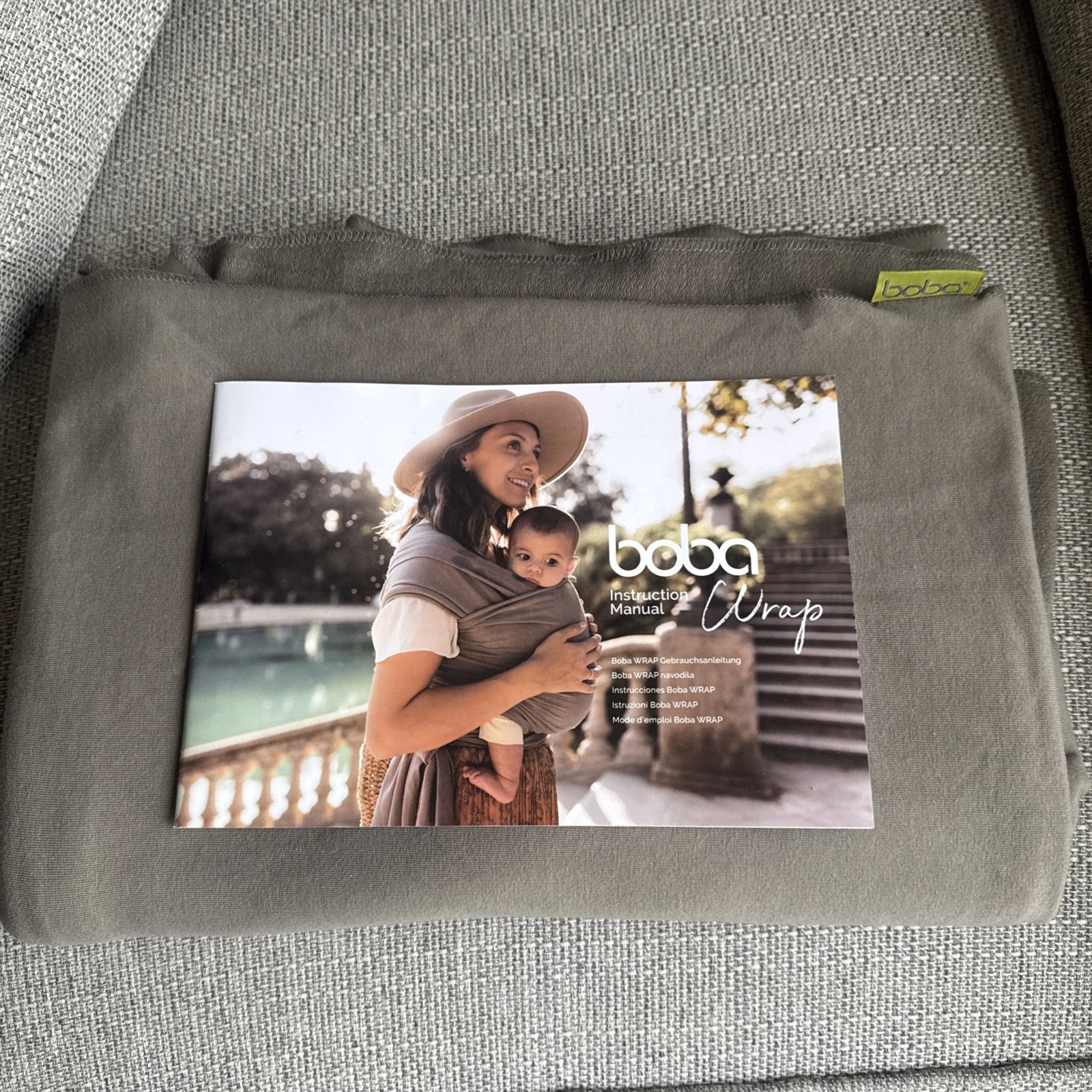 New Boba Baby Wrap Sling Carrier Grey