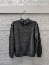 New J.Crew Men's Brushed Cashmere Sweater Polo Sz M