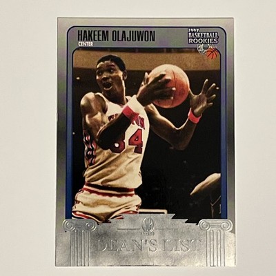 Hakeem Olajuwon 1997 The Score Board Rookies Dean's Lis #99 Houston Rockets Card