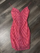 Windsor Coleen Sequin Striped Bodycon Party Dress Women Small EUC - No Tag