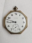 Vintage Antique Waltham 17 Jewles 10k GF Open Face 46 mm Pocket watch Running