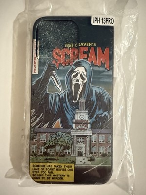 iPhone 13 Pro phone case featuring artwork from Wes Craven's Horror movie Scream
