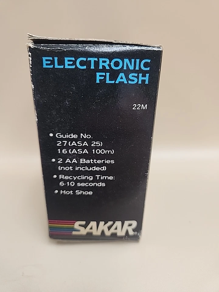 Vintage Sakar 22M Electronic Flash - Brand New in Box - Image 2 of 3