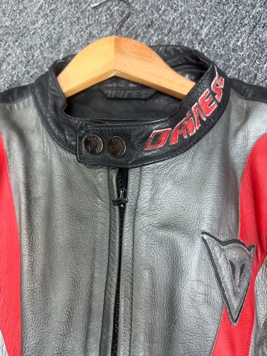 Vintage Ducati Dainese Heavy Leather Jacket Rare Y2K Motorcycle