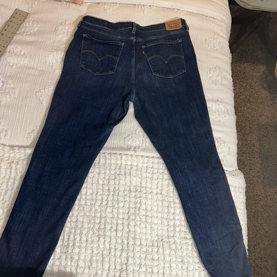 Levi s Premium 721 High Rise Skinny Dark Blue Levis Jeans Women s Sz 33