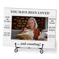 th Birthday Picture Frameth Birthday Gifts for Women Men Years Old Gifts for 80