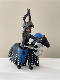Playmobil Dark Knight Horse & Weapons Complete Set&nbsp;#3315 Medieval
