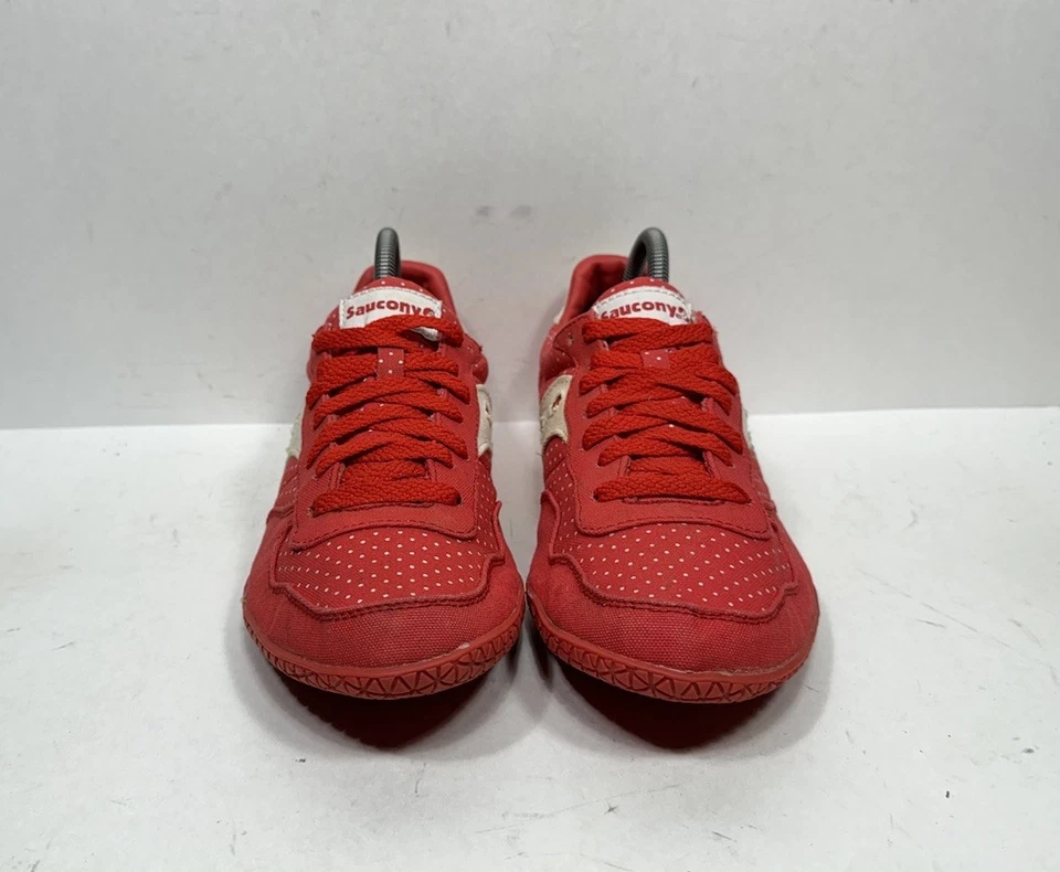 Saucony Bullet Running Shoes Women's Size 10 Red Polka Dot 60083-21 Sneakers - Image 2 of 4