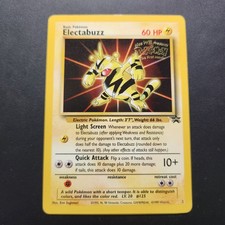 rare electabuzz pokemon card Vintage Rare - Base Set 2 Electabuzz Non-Holo Pokemon Card 24/130