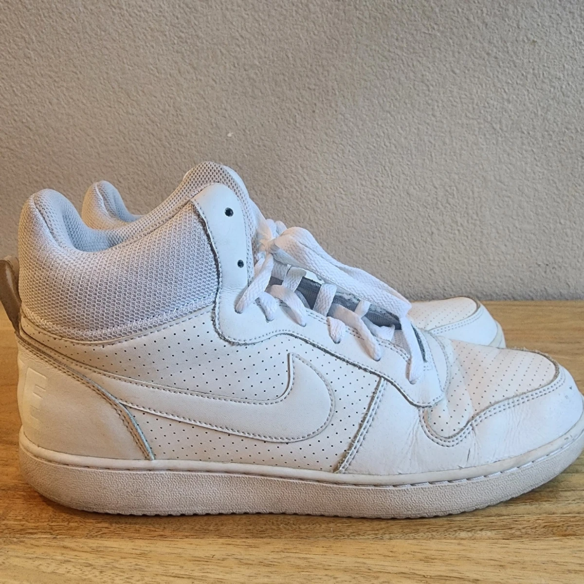 Nike Court Borough Mid Triple White for Sale | Authenticity 