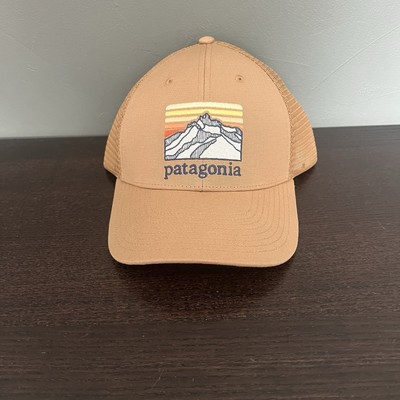 NEW PATAGONIA LINE LOGO RIDGE LOPRO TRUCKER HAT GRAYLING BROWN (GRBN)