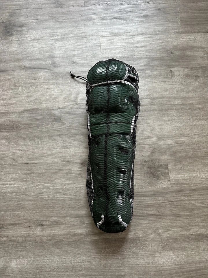 Nike Vapor Pro Catchers Leg Guards Baseball Green Black PBP512-336 Adult 19” - Image 2 of 4
