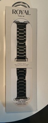Royal Tech Black Bracelet /Tools Adjust Links -Apple Watch- 38MM/40MM/41MM NIB