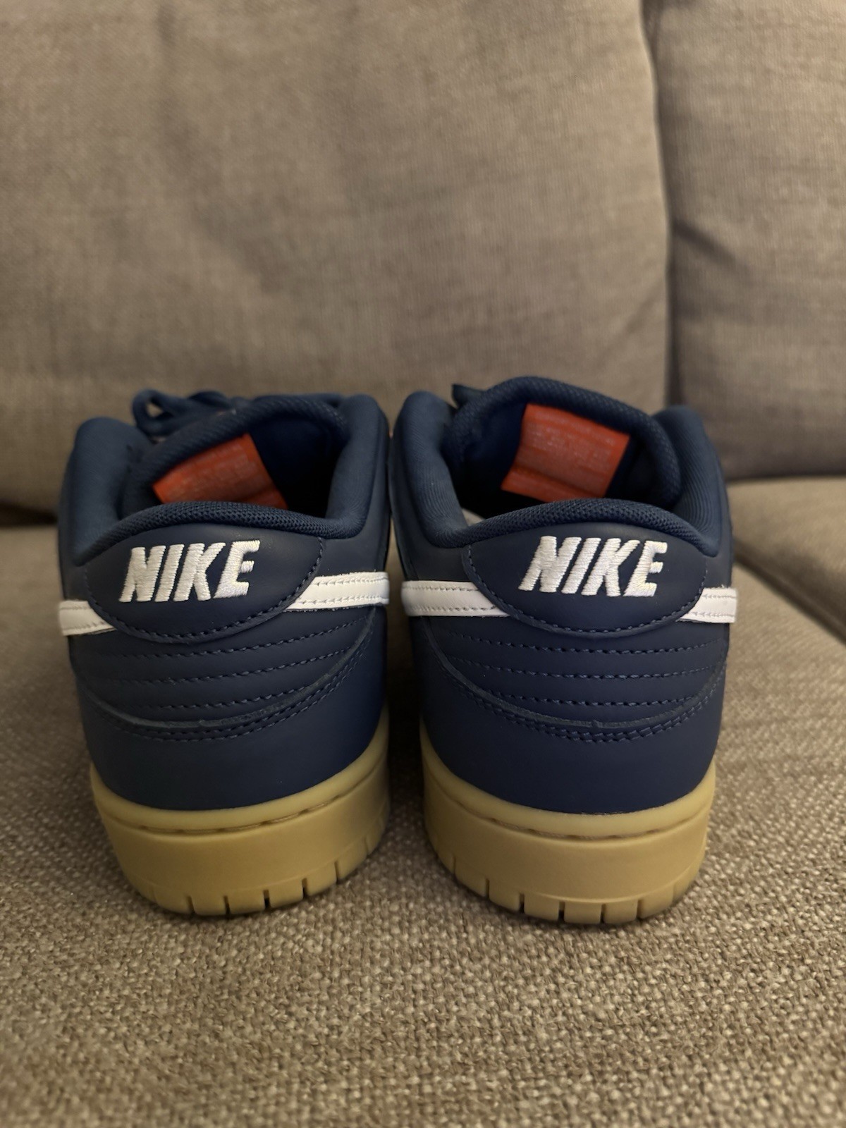 Nike SB Dunk Low Pro Navy White Gum FJ1674-400 Size 10.5 thumbnail 5