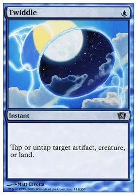 Light Play, English MTG Regular Twiddle 8th Edition Magic the Gathering